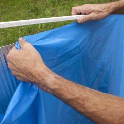 Liner piscine Sunbay - Couleur liner: Bleu - Dimensions piscine: Cannelle 5,51 x 3,51 x 1,19 m - 2