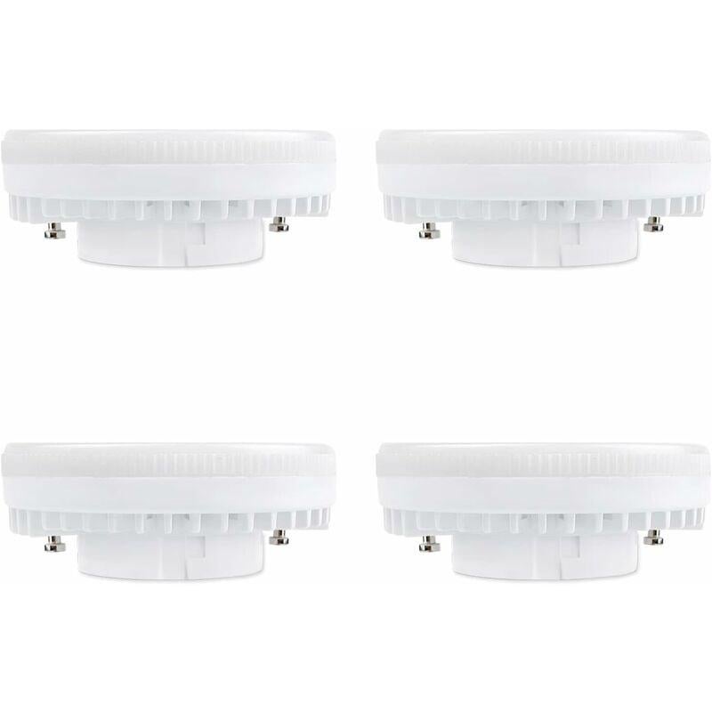 Żarówka GX53 LED 9W, Biała Zimna 6000K, 120°, Odpowiednik Lampy CFL GX53 15W-18W, 900LM, Nieściemnialna, Spot LED Wpuszczany do Mebli Kuchennych