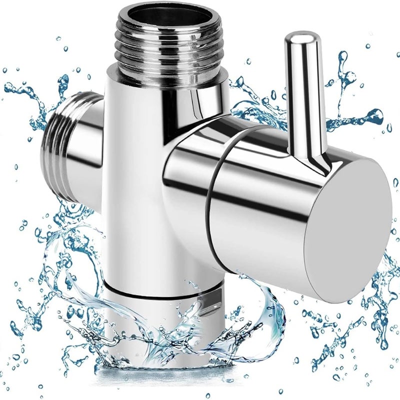 1-częściowy 3-drogowy zawór przełączający, przełącznik zaworu G 1/2 cala, głowica prysznicowa, zestaw prysznicowy, adapter przełącznika, części