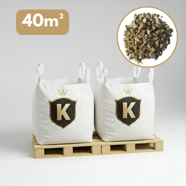 PACK 2 X BIG BAG de 1,5T Tout Venant Gris 0/20 mm - Livraison PREMIUM - 3