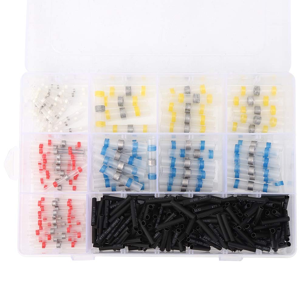 Kit di guarnizioni per terminali di isolamento per manicotti di saldatura da 350 pezzi, impermeabili e leggeri - 7