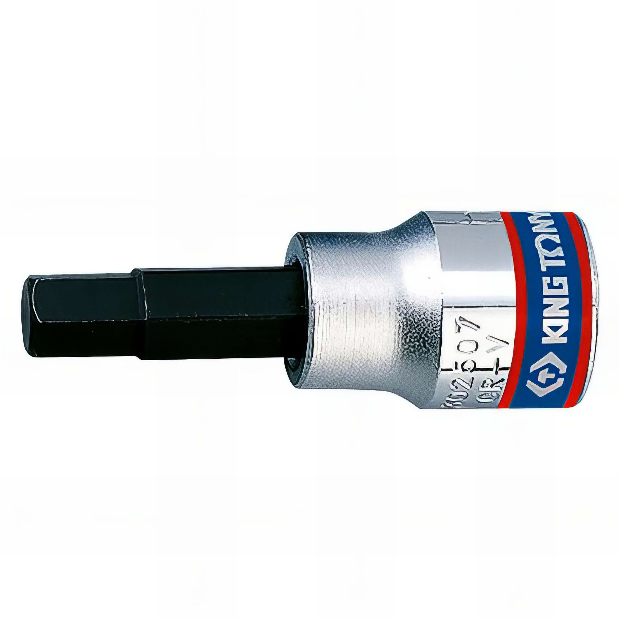 KING TONY 403510 Douille Tournevis 6 Pans 1/2" - 10mm | Acier Chrome Vanadium | Longueur 80mm