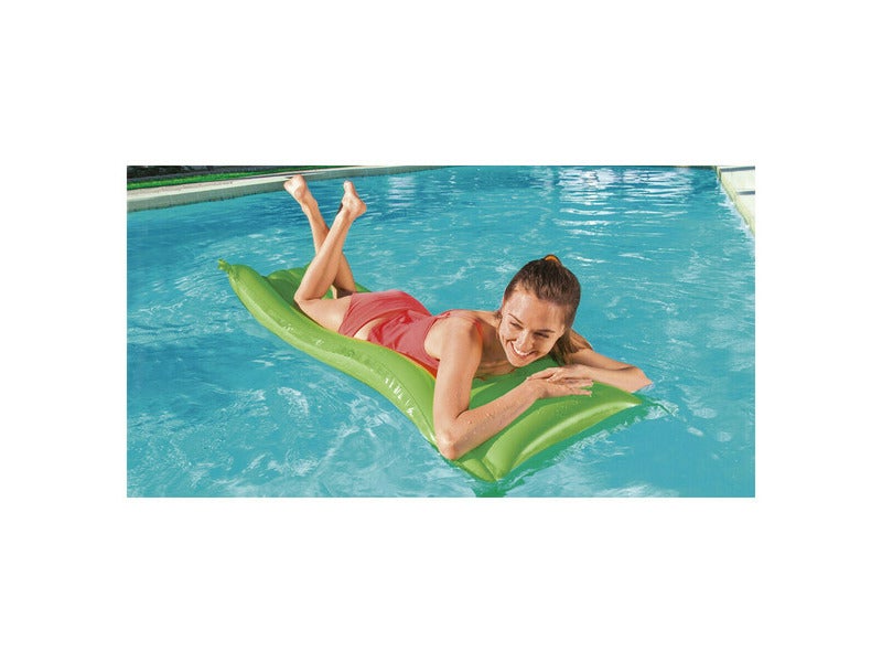 Kolorowy materac nadmuchiwany do zabawy na plaży i w basenie Bestway 183x69 cm, materiał trwały i odporny - 2