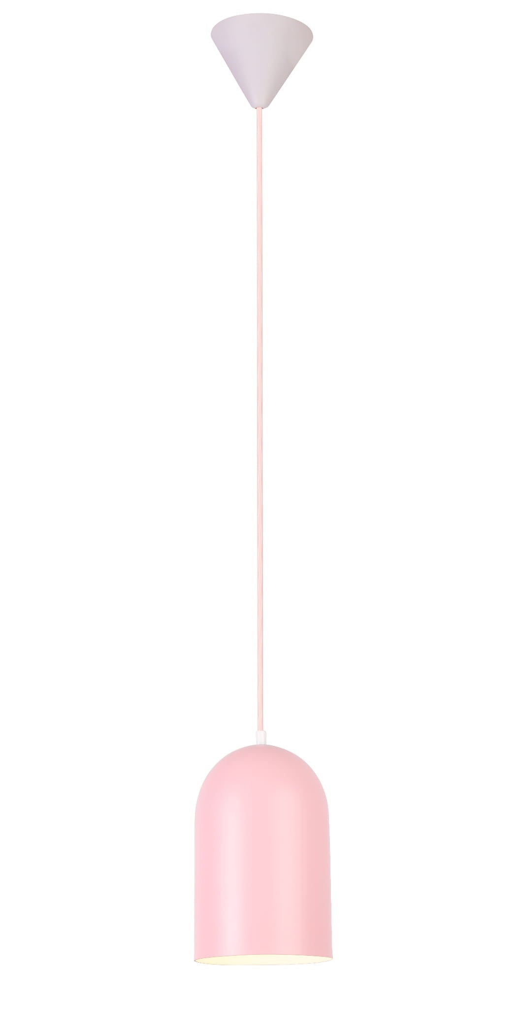 Lampa sufitowa wisząca Oss różowa 1xE27x40W wym: 110 x 15 x 15 cm metal Candellux