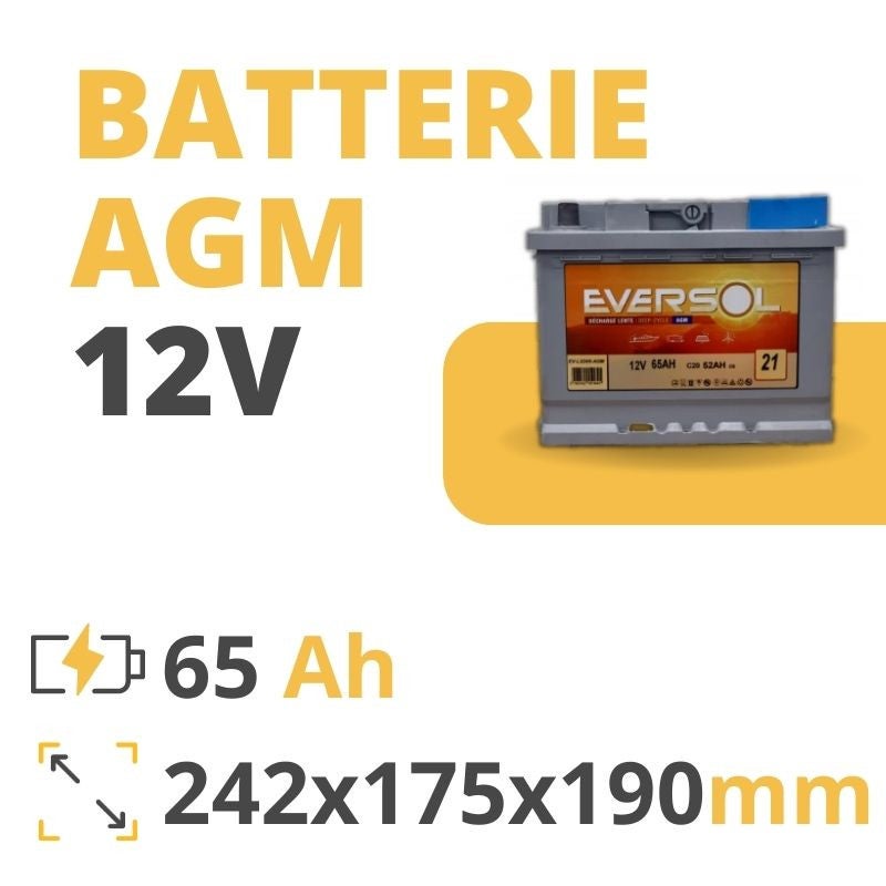 Kit Solaire Rigide 100W + Batterie - Camping Car / Tiny House - 4