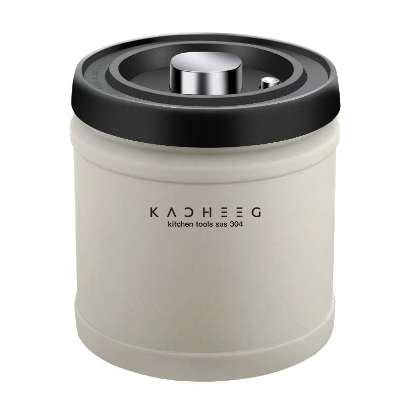 Pojemnik na kawę 1100 ml, hermetyczny, ze stali nierdzewnej, do przechowywania ziaren kawy, kawy mielonej, orzechów, cukru, zbóż