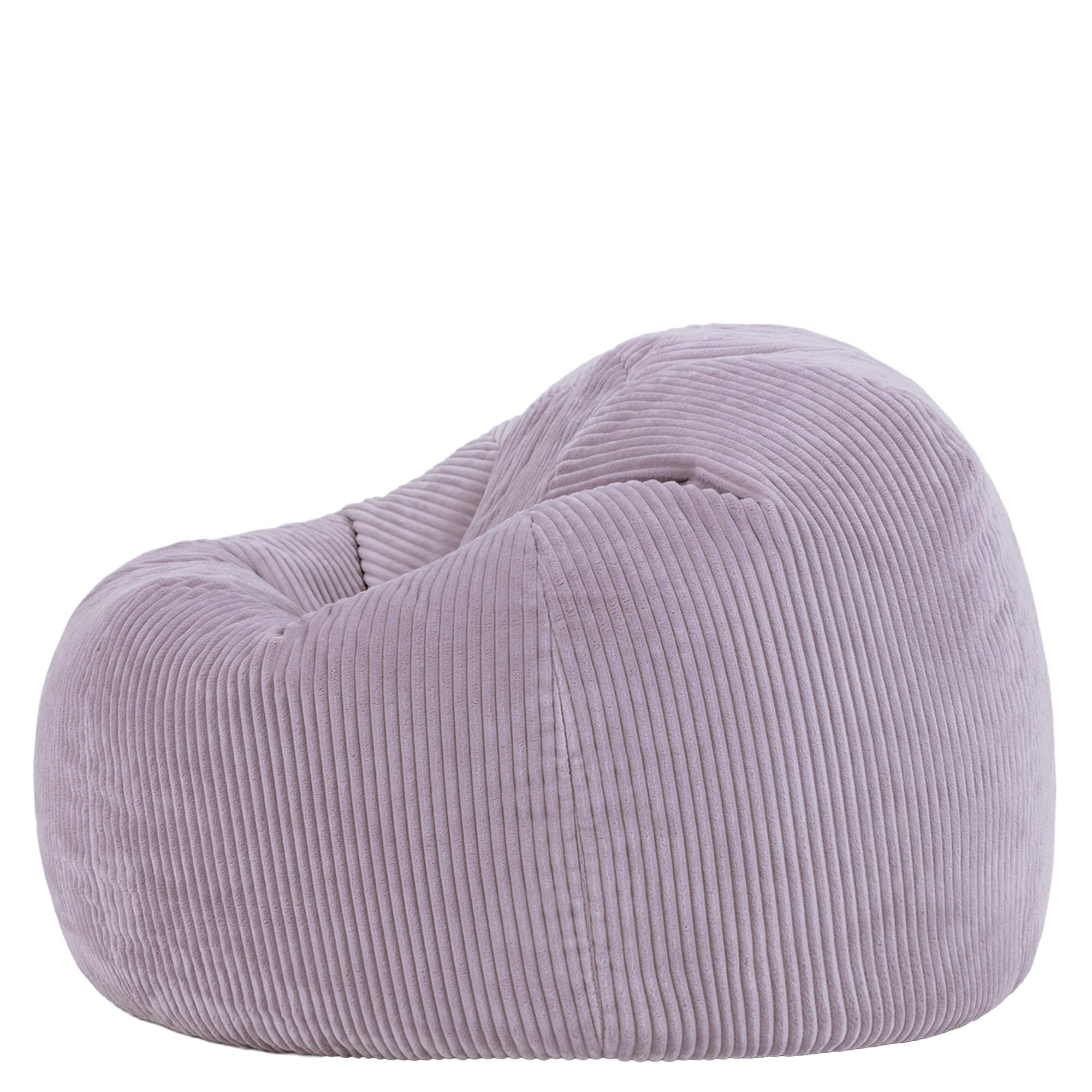 Pouf fauteuil Icon velours côtelé violet lavande, salon, chambre, 85x85cm, Made in Allemagne, Oeko-Tex® - 5