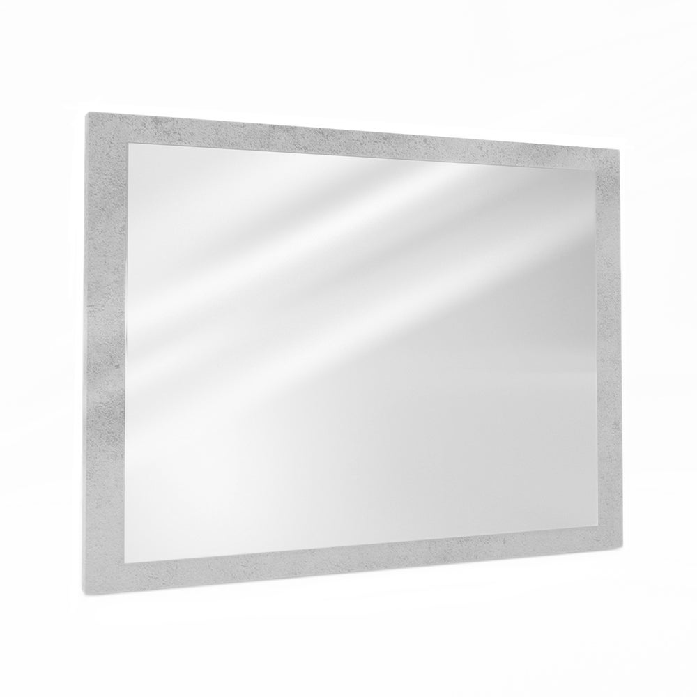 Vicco Specchio contenitore bagno Maltin, Bianco/antracite, 60 x 58 cm con due porte a specchio | Leroy Merlin