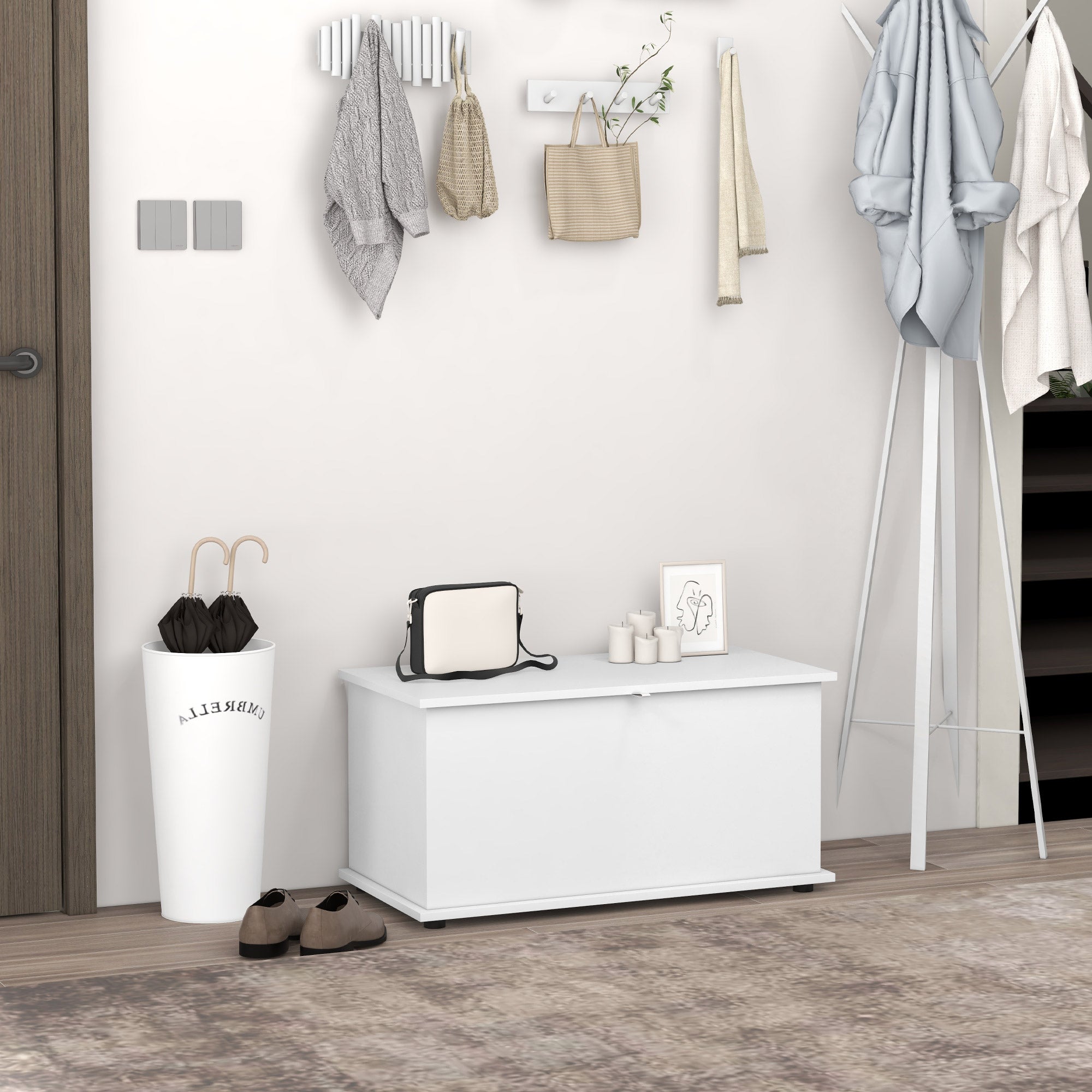 Coffre de rangement Panneaux de particules HOMCOM - 2