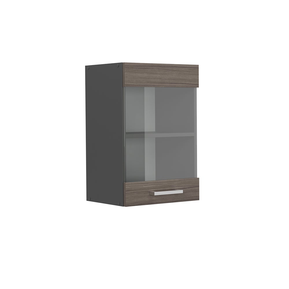Cuisine équipée kitchenette Blanc Gris Malia 210 CM 4260683871922