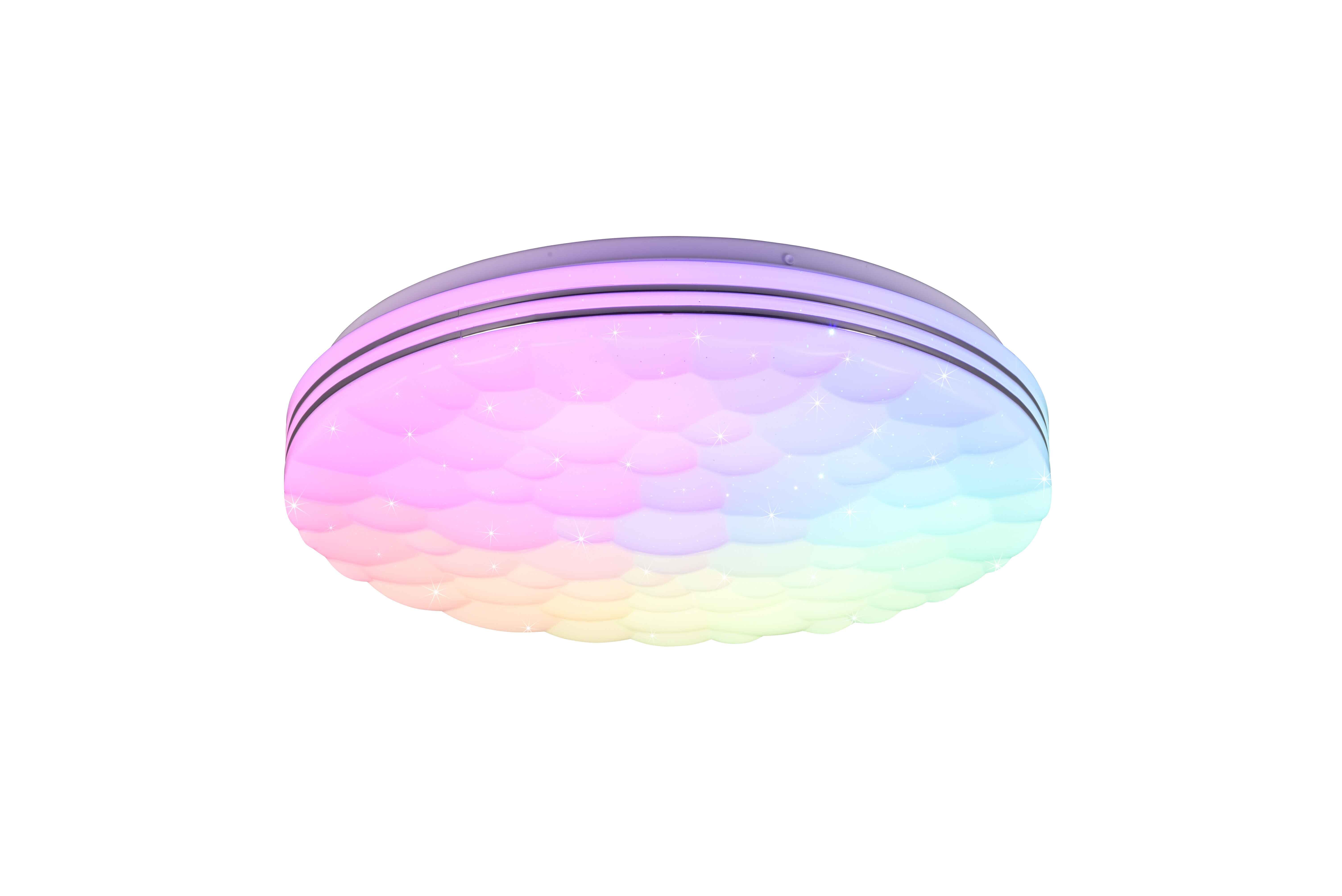 Plafon okrągły TIGER LED 22W Odcienie bieli 2500 lm biały wym:7x38x38cm IP20 RL