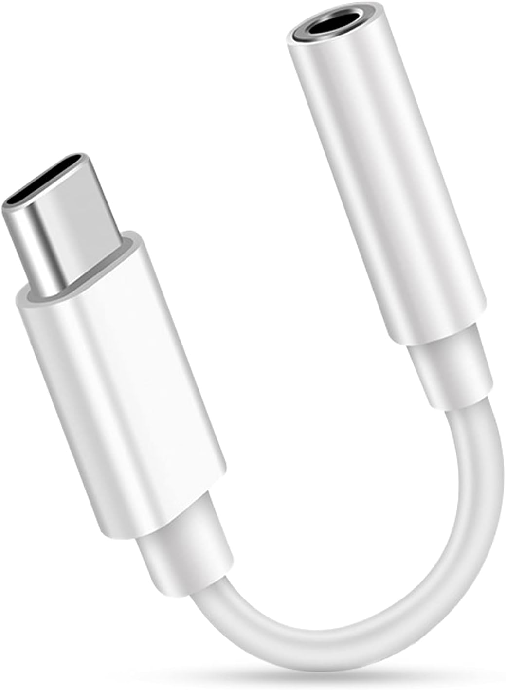 Adapter USB-C do gniazda AUX 3,5 mm, kompatybilny z OnePlus 6T, Huawei P30 Pro, Mate 20 Pro, Samsung Galaxy, Xiaomi i innymi urządzeniami