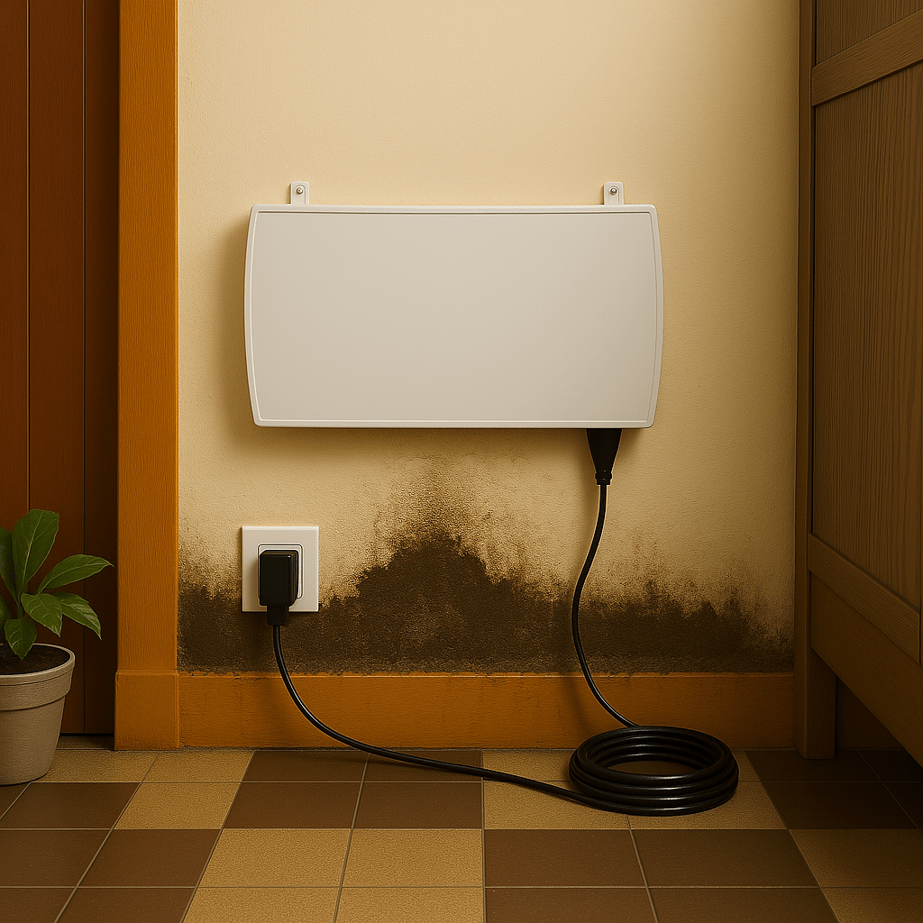 Appareil anti-humidité ATE LC30 Gris Clair - Inverseur de polarité électromagnétique pour assèchement des murs - 5