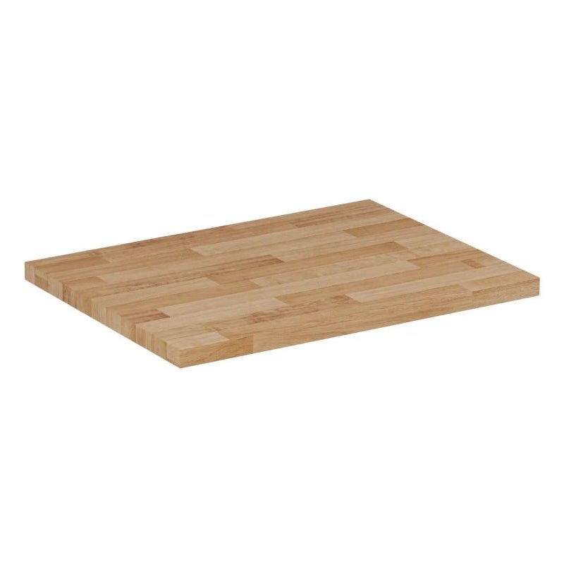 Blat łazienkowy dębowy 60 cm dąb klejonka