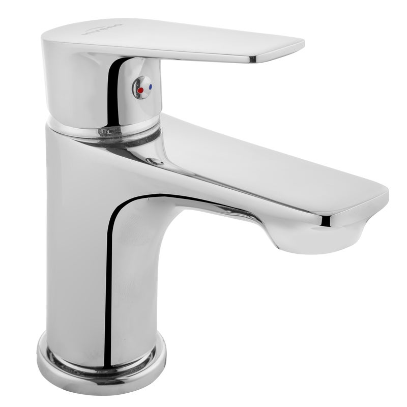 Bateria Umywalkowa Łazienkowa Stojąca Jednouchwytowa Chrom Invena DOKOS