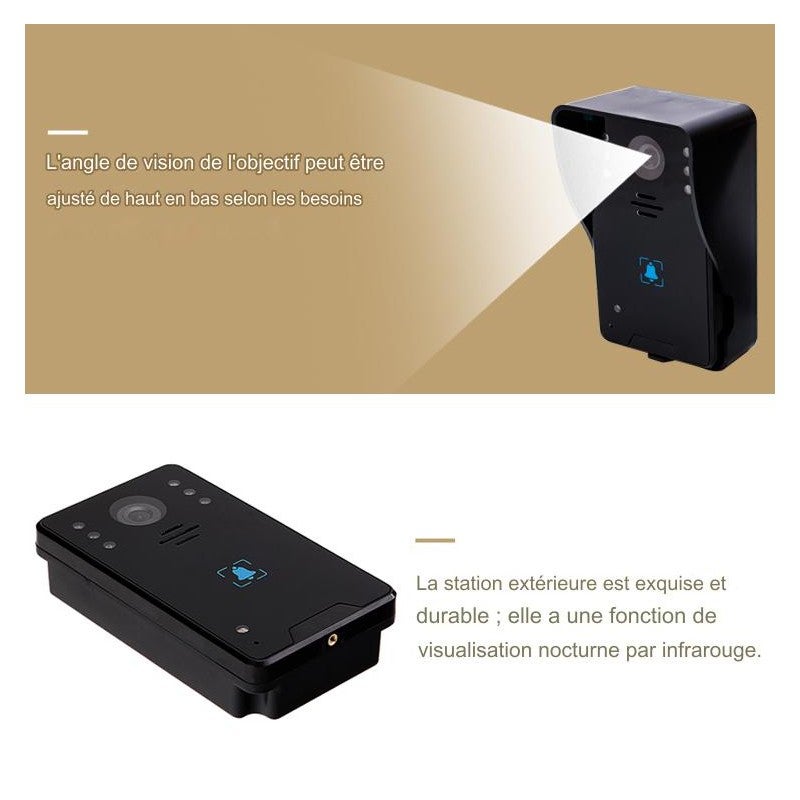 Interphone / Portier vidéo couleur antivandale - 5