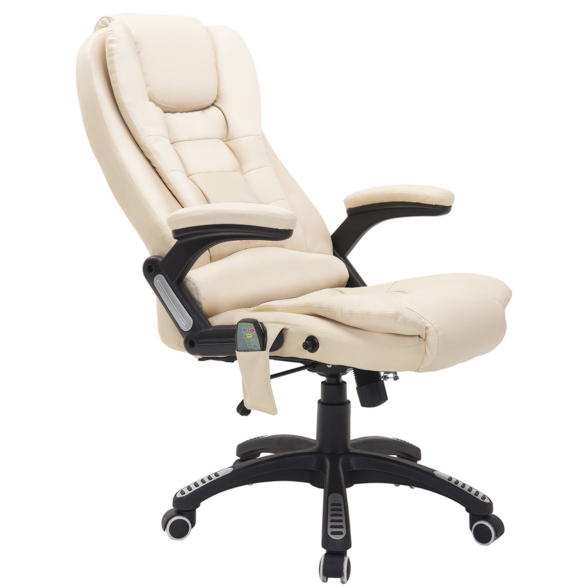 Poltrona Massaggiante HOMCOM Con Vibrazione E Riscaldamento Per Ufficio E Casa