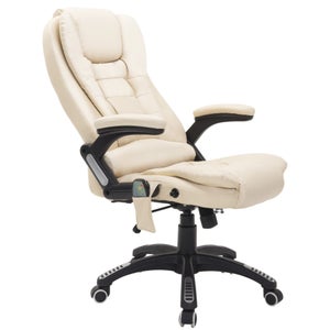Sedia da ufficio Sparta XL in tessuto crema | Leroy Merlin