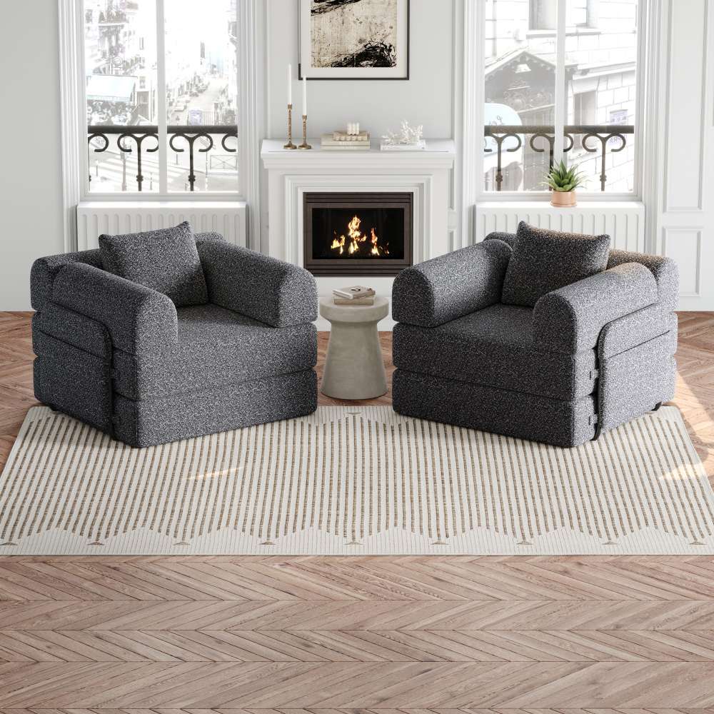 Set di 2 federe per cuscini in ciniglia testurizzata, morbidissime e decorative, in stile bohémien, per divano o camera da letto. 45 x 45 cm, rosa. | Leroy Merlin