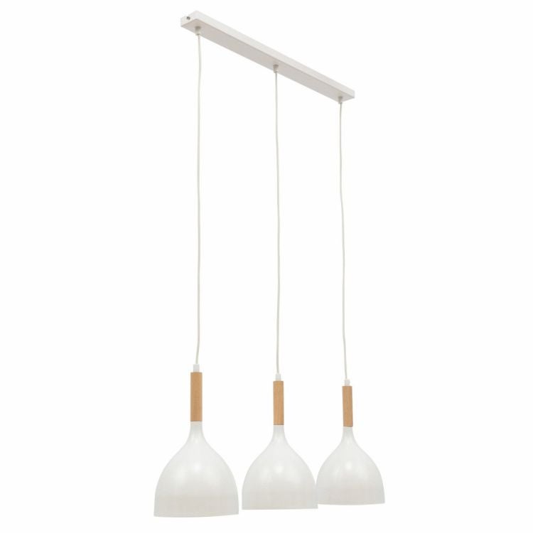 Lampa wisząca WOLDES III biała