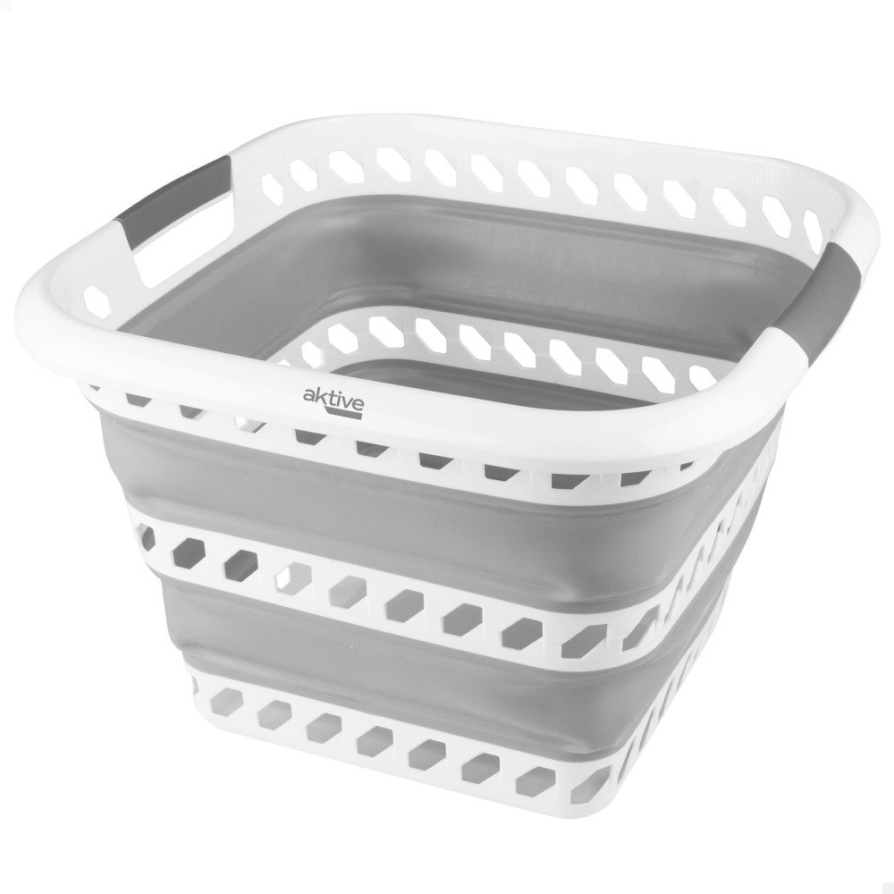 Cesta plegable cuadrada multiusos 40 litros