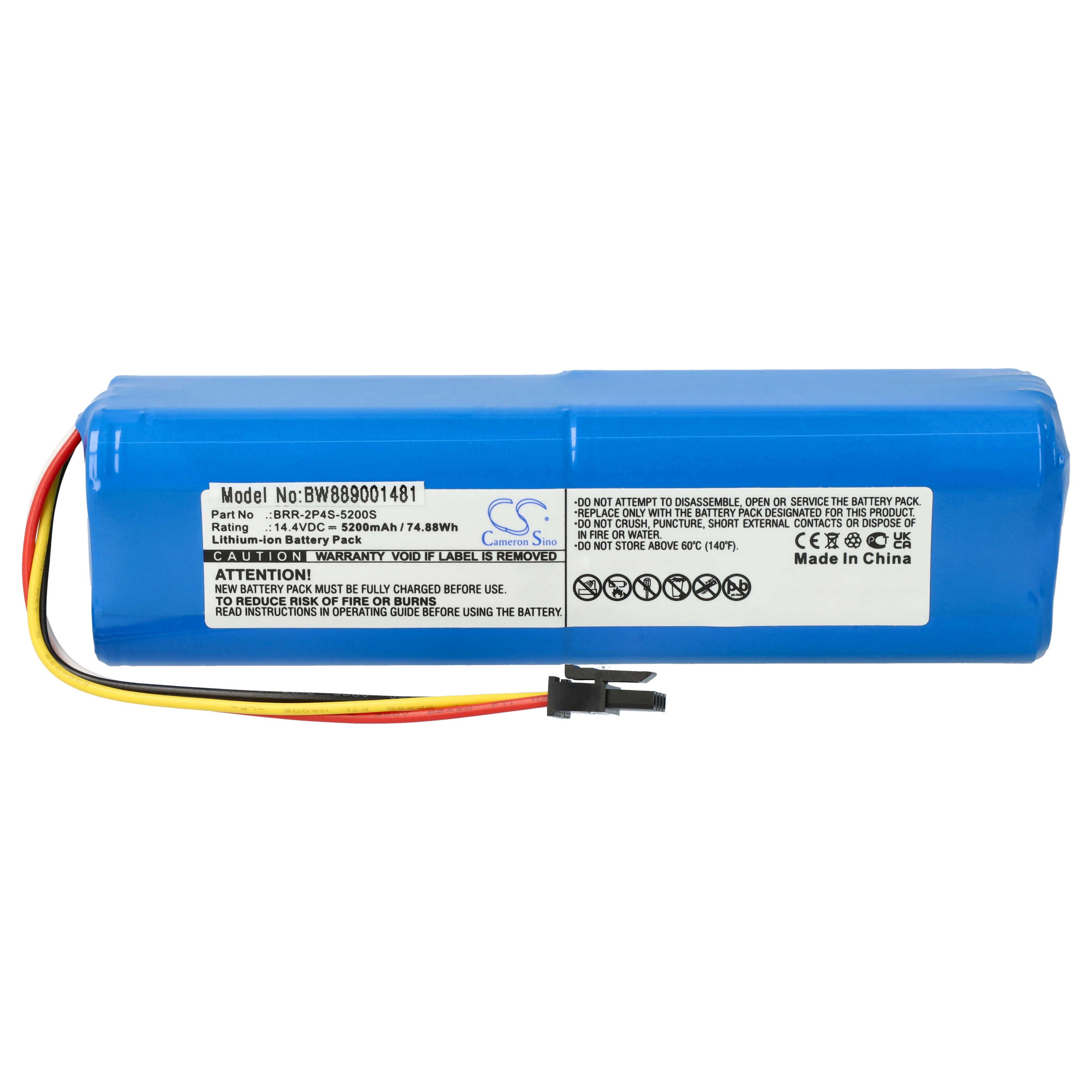Vhbw Batterie remplacement pour Xiaomi BRR-2P4S-5200S, P2008-4S2P-MMBK ...
