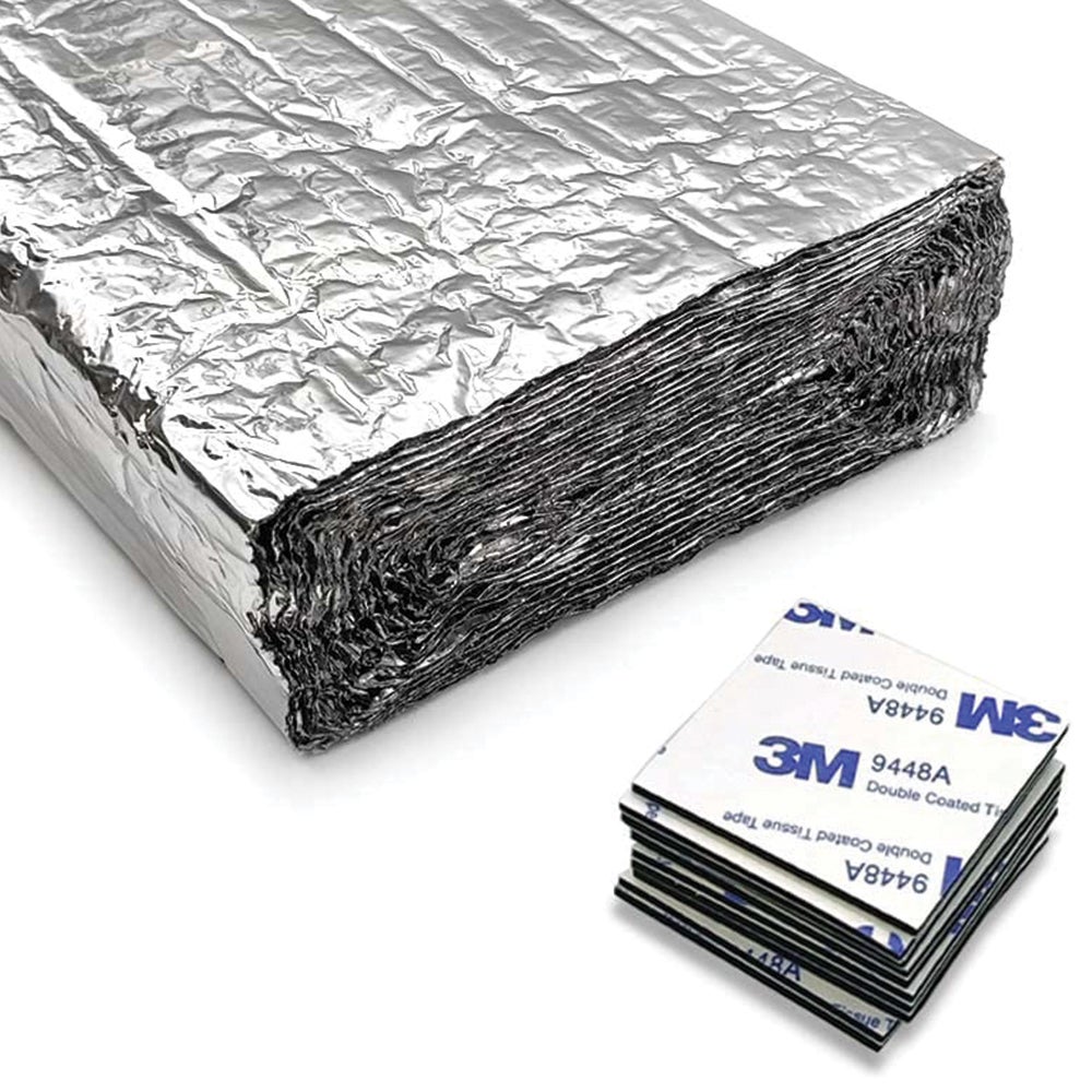 Aislante Térmico Reflexivo (Rollo 10m x 0,6m + 20 adhesivos doble cara ...