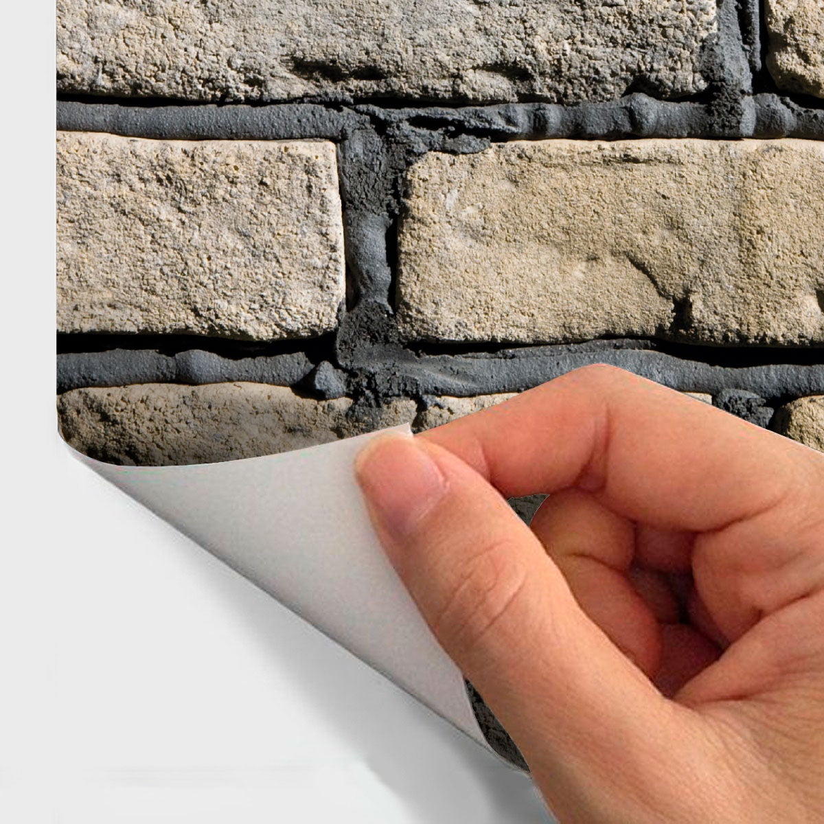 Adesivi mattoni di Normandia - Sticker adesivo - adesivi murali - 40x40cm - 4