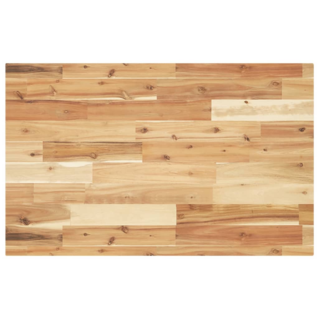 Tablero de mesa | tablero de escritorio | superficie de mesa rectangular madera maciza acacia 120x50x4 cm cfw75974