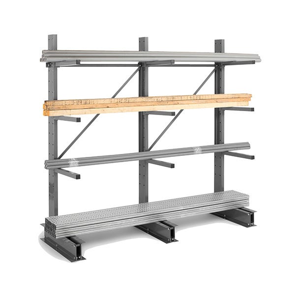 Rack cantilever 3 niveaux - 1 coté - Élément suivant : 2000x1000x800mm ...