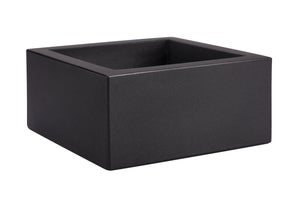 hydroflora 63001900 Vaso Nicoli Echo, Diametro 35 cm, Altezza 42 cm, Colore Bianco Opaco