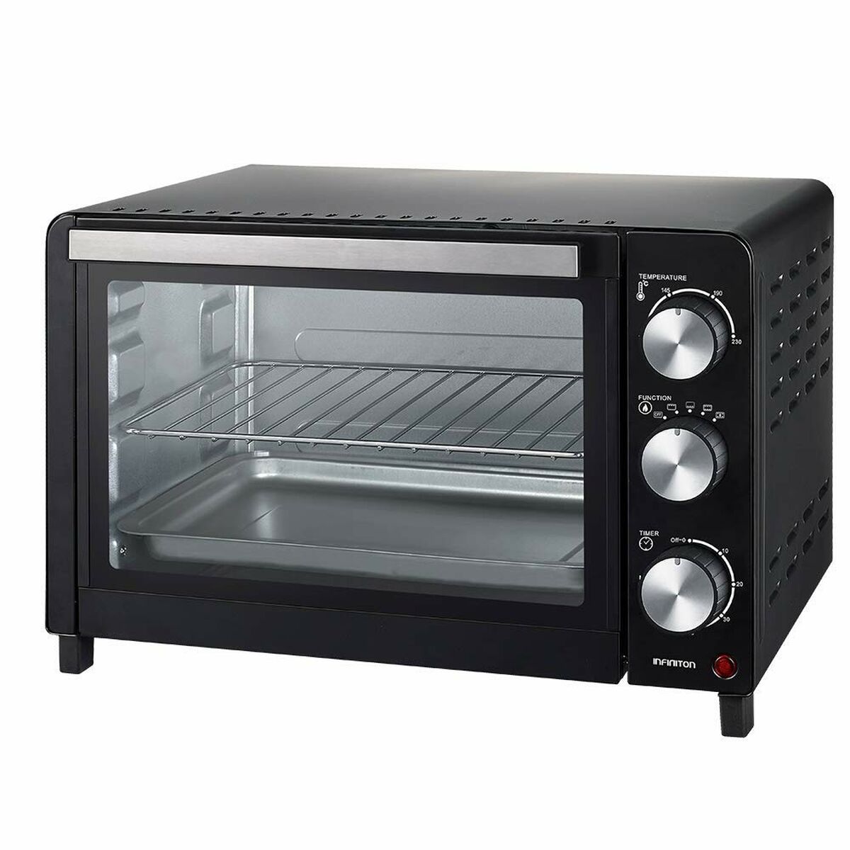 Infiniton Horno Polivalente Hsm-12N18 18 L 1200 W Negro , Leroy Merlin