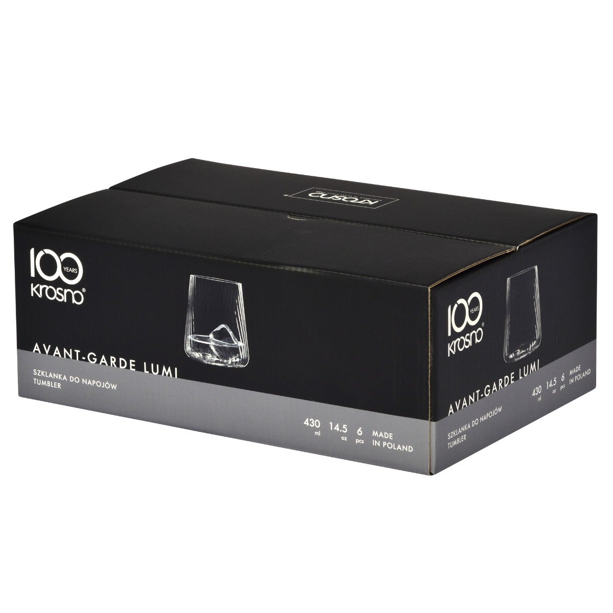 KROSNO Szklanki do napojów Avant-Garde LUMI 430 ml 6 szt. - 4