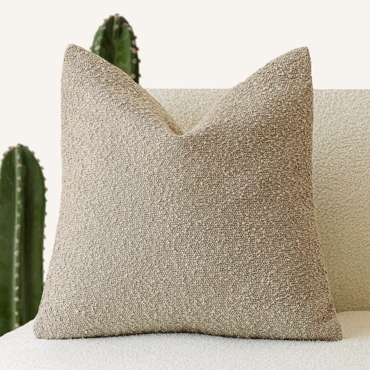 Lot de 4 Housse Coussin Décoratif Taie d'oreiller Canapé Housses de d'extérieur Housse de Décoration pour Chambre, canapé, Chaise, Lit,Jardin 45x45CM - 4