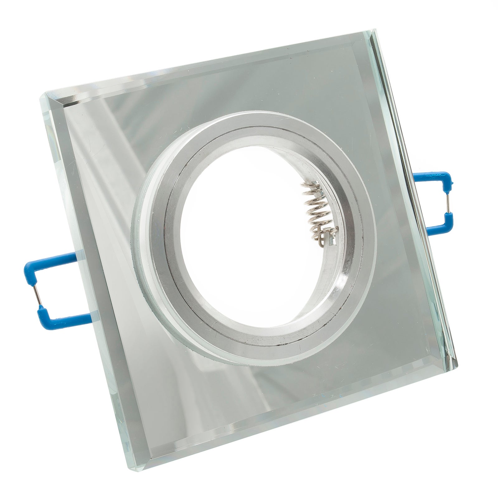 Spot encastré moderne LED carré miroir en verre 6cm lampe 8W GU10 salon LUMIÈRE 4000K - 2