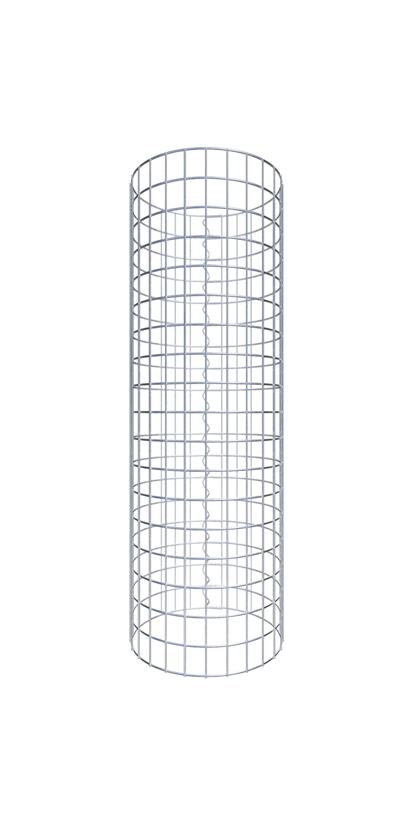 Kolumna gabionowa średnica 42 cm MW 5 x 5 cm okrągła - wysokość: 90 cm