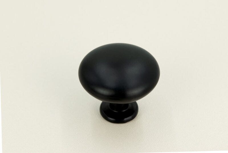 Rotud Mâner rotund de mobilă din metal negru | Leroy Merlin