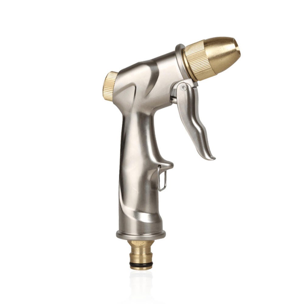Pistolet D'Arrosage Haute Pression Avec Buse Laiton - Réglable Jet à Pulvérisation Pour Jardin, Voiture Et Animaux