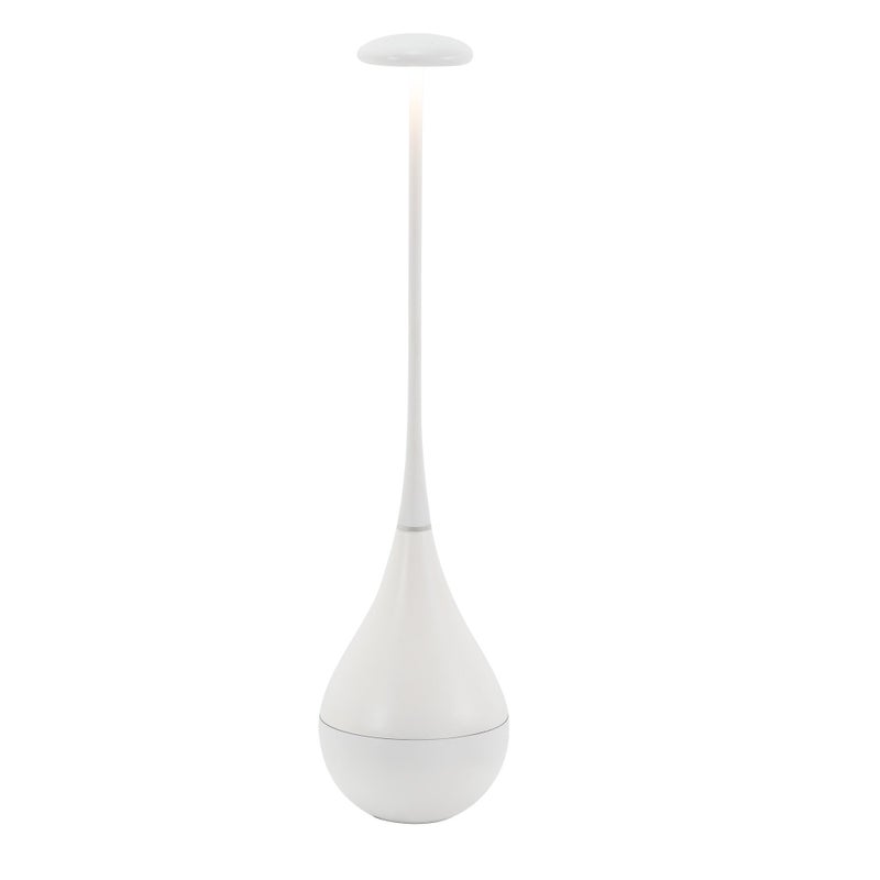 Zdjęcia - Żyrandol / lampa Zafferano Dondolina - Lampa stołowa LED z akumulatorem IP65, bezprzewodowa, ściemniacz dotykowy - włoski design, kolor biały