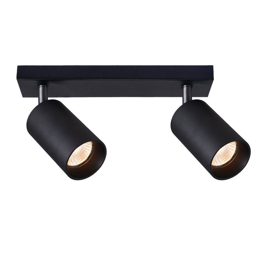Listwa reflektorowa natynkowa listwa Malga 2 Black spot 2xGU10 czarny EDO777348 EDO SOLUTIONS