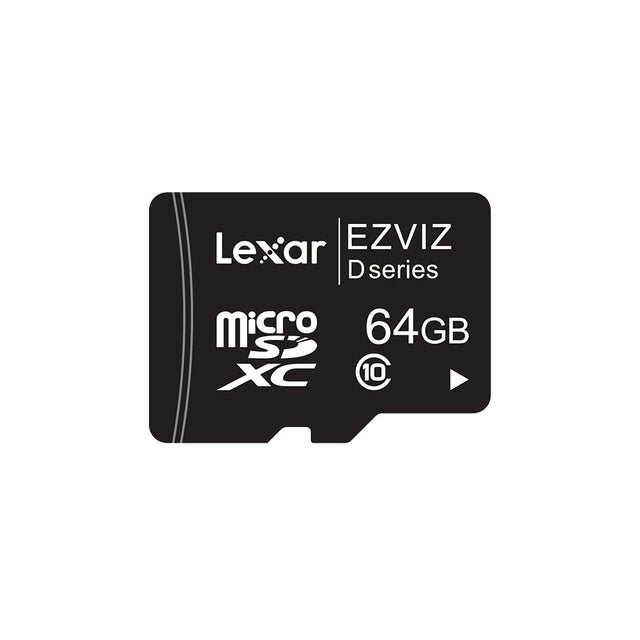 Carte mémoire Micro SD 64 Go - CS-CMT-CARDT64G-D - EZVIZ