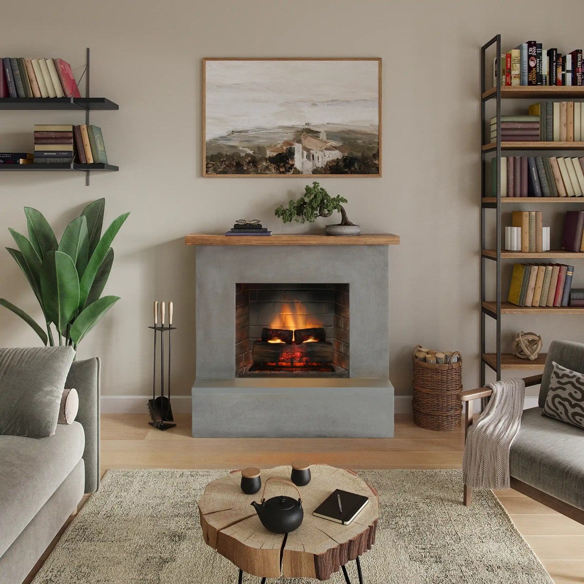 Rolf Grey semineu electric PowerFlame 2 | Leroy Merlin