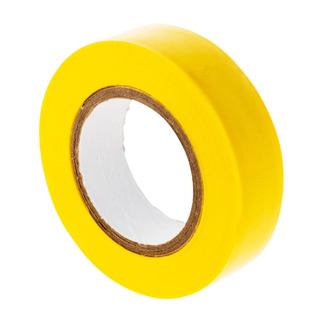 Rouleau adhésif 15mmx10m - Jaune - Zenitech