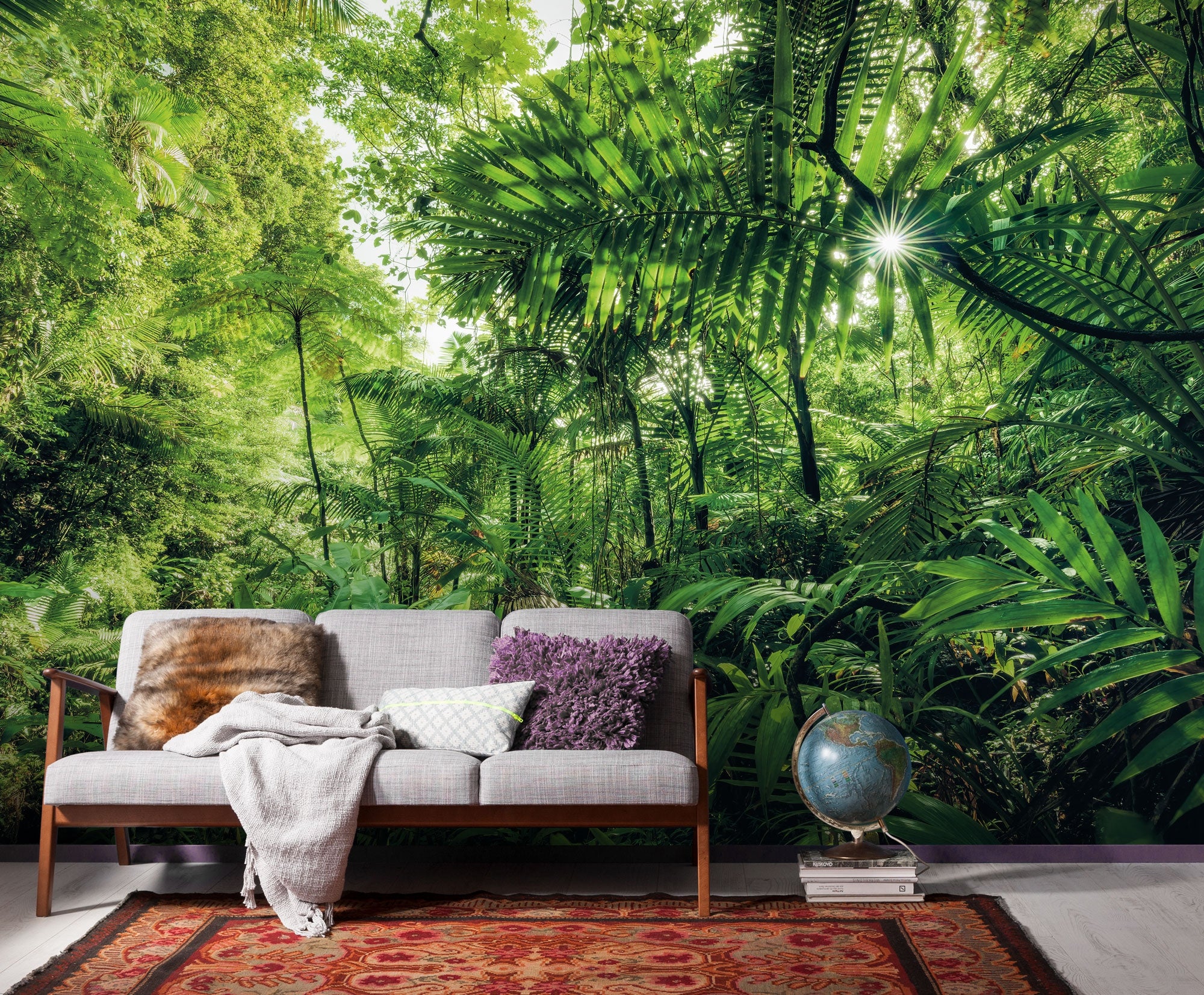 Papel pintado no tejido panorámico de komar - stefan hefele into the jungle - talla: 400 x 250 cm
