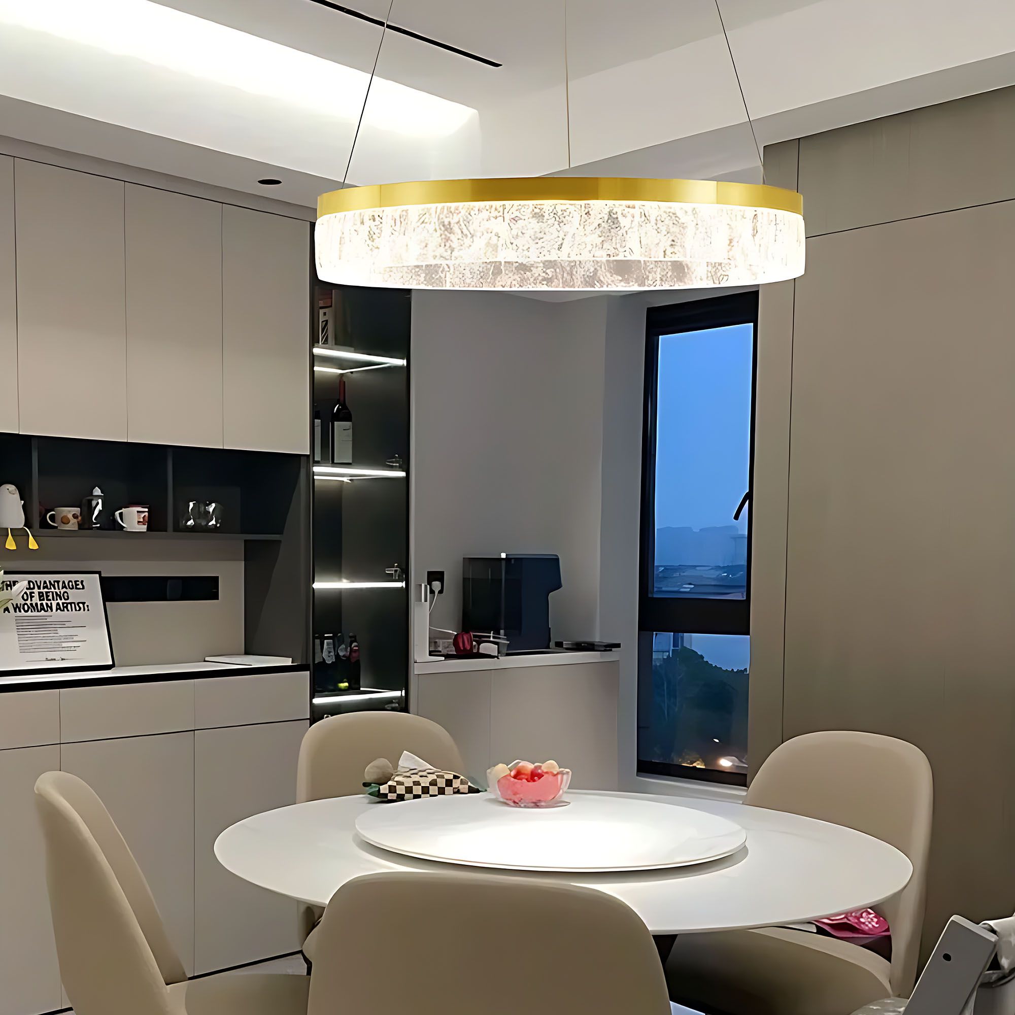 Lampa Sufitowa Wisząca Toolight Lhj046-Cp Złoty 50Cm - 9