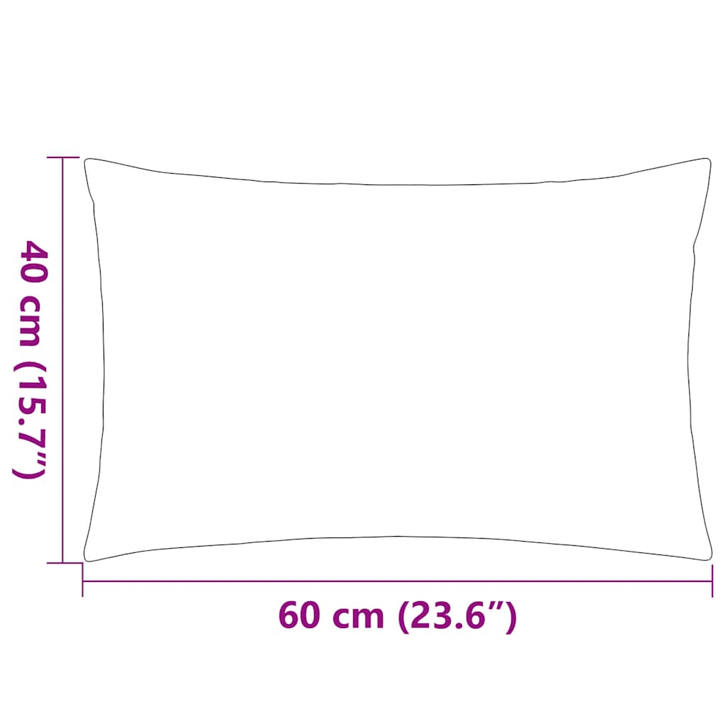 Cojines para exterior a rayas 60x40 cm azul marino 2 unidades vidaXL - 6