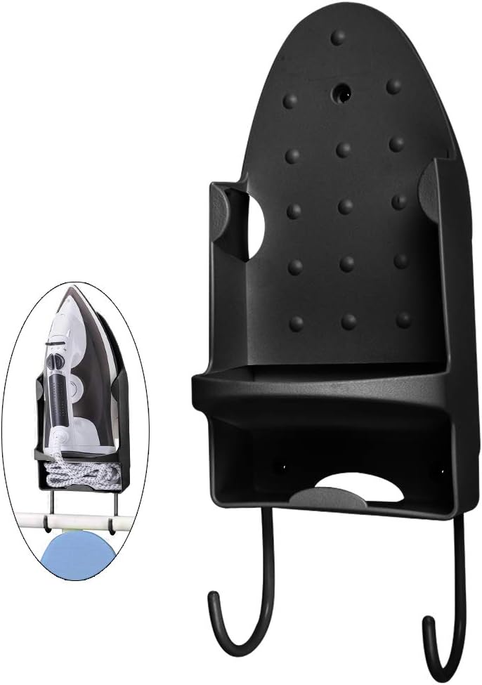 Supporto Per Ferro Da Stiro E Asse Da Stiro - Mensola Da Parete, Portata 30 Libbre - Per Lavanderia E Casa - Foto 8