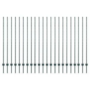 Paletti Recinzione Ferro Plastificati - Altezza 200 Cm, Verde, Confezione Da 10 - Foto 7