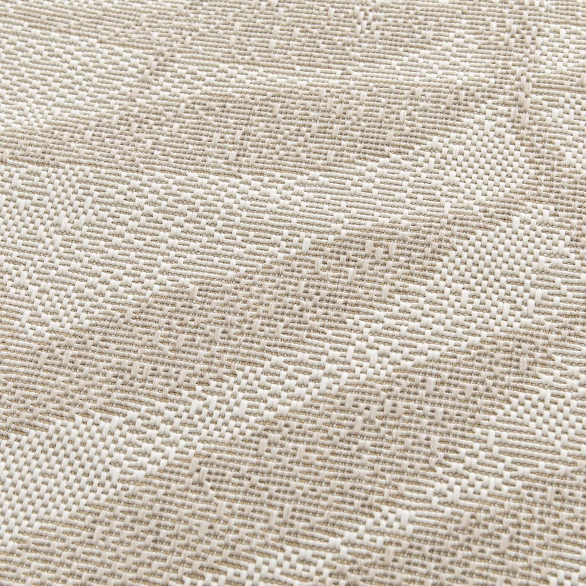 Tapis extérieur 160x230 tissé kilim en PET crème SERENE 3 - 4