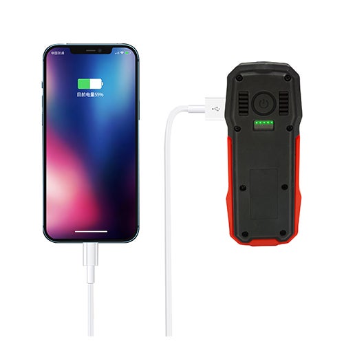 (Lot de 2) Lampe Torche LED Multifonctions Rechargeable USB – Batterie Externe Smartphone – 300lm & 140lm – Aimant pour fixation - 3
